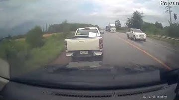 Near Miss Head-on Collision Caught on Dashcam || ViralHog