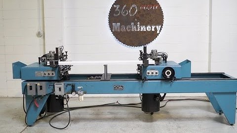 NORFIELD MODEL 1020K DOUBLE END MITER TRIM SAW