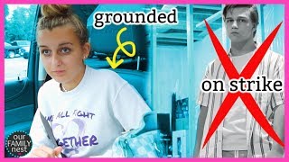 The Arguing Won't Stop! Grounded & Refusing to Vlog!