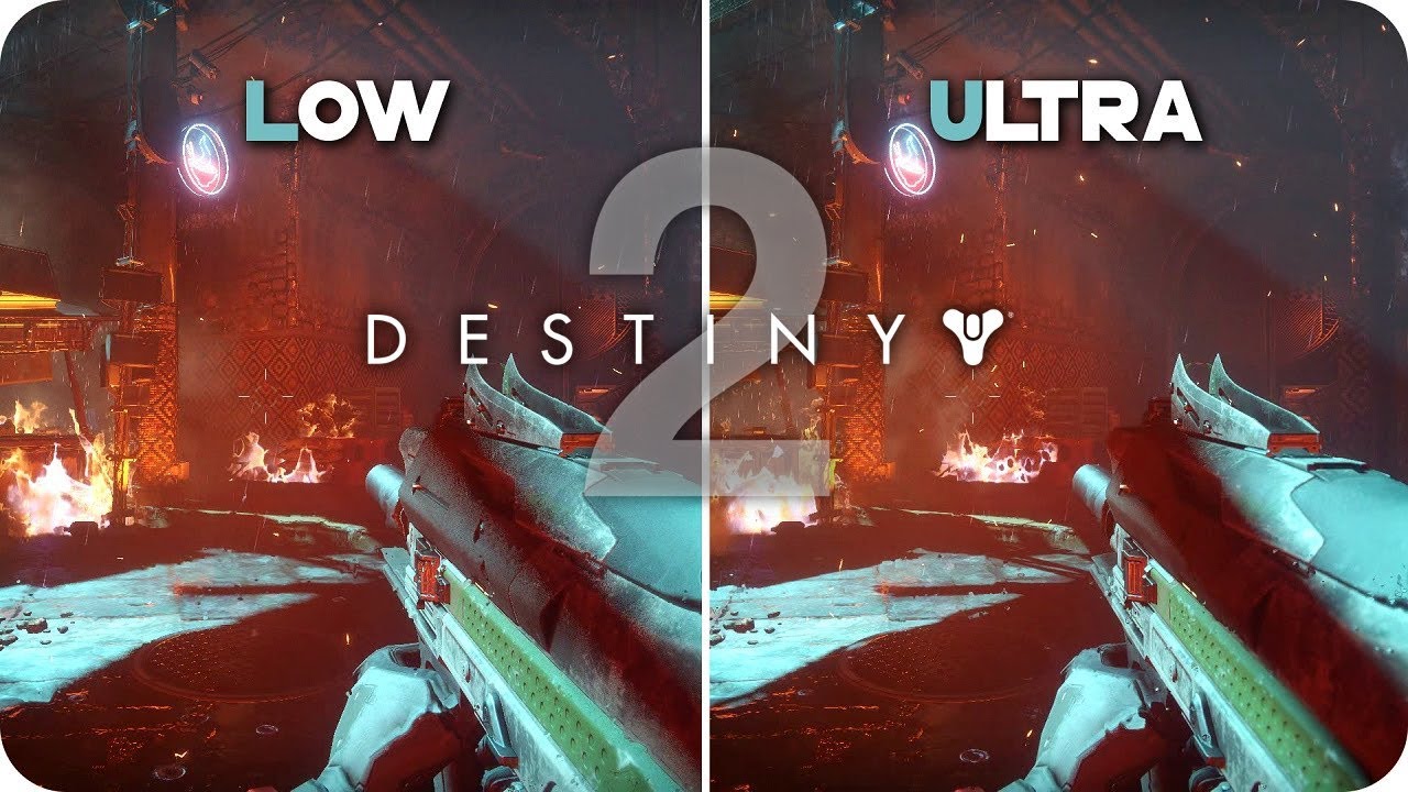 PC Graphics Comparison - DESTINY 2 - Low vs Ultra Settings
