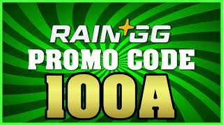 Rain GG Promo Code 2026 "100A" — Free Cases &amp; Deposit Bonus (rain gg promo code tutorial)