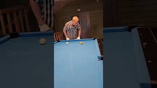 When ball flies off the table #billiards #8ballpool #funny #tricks