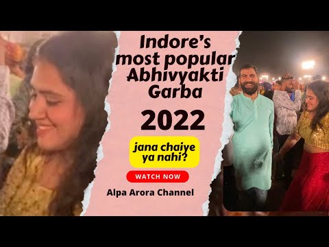 Indore’s Abhivyakti Garba mahotsav 202 | Popular Garba of Indore | Best Garba Event In Indore.