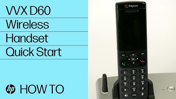 VVX D60 Wireless Handset Quick Start | HP Support