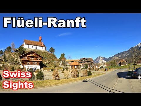 Flüeli-Ranft Obwalden Switzerland 4K Travel Video