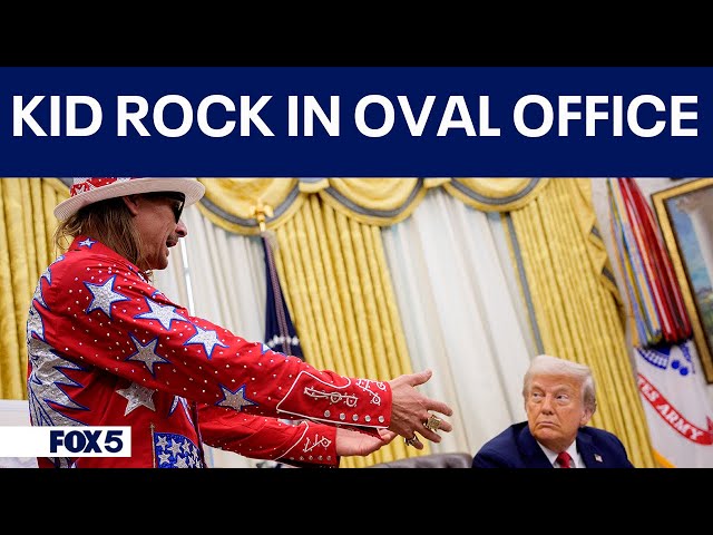 FULL VIDEO: Kid Rock joins President Donald Trump in Oval Office | FOX 5 DC  - YouTube