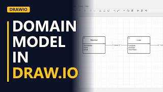 Class Diagram in draw.io for a Domain Model