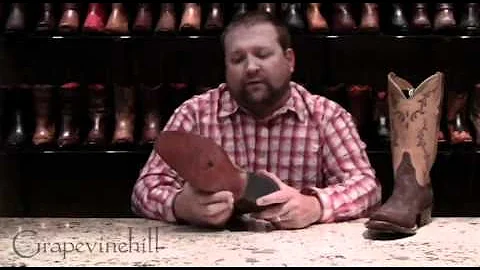 Lucchese Boots Fun Fact - Over 45 Lemon Wood Pegs