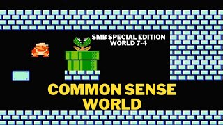 This level needs common sense | World 7-4 | SMB Special Edition #smb #supermariobros