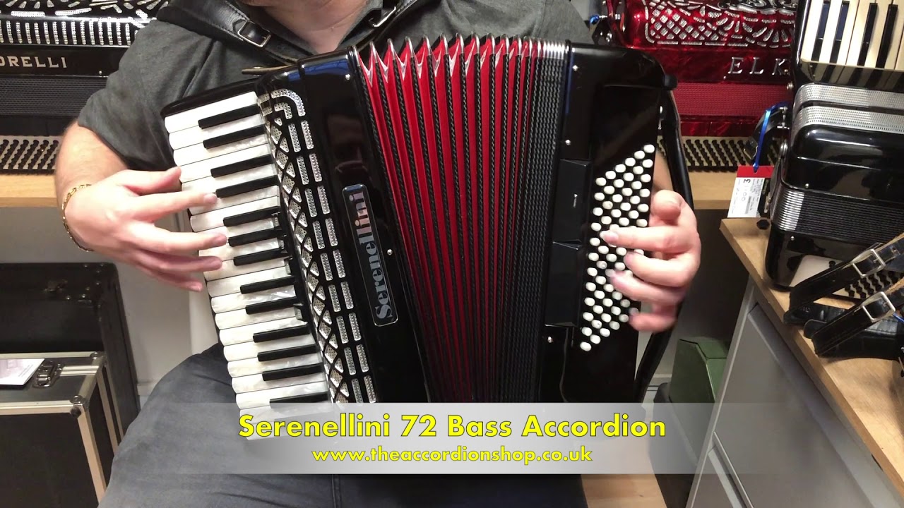Serenellini 72 Bass Accordion