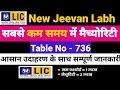 LIC New Jeevan Labh | Jeevan Labh Plan No 736 | New LIC Investment Plan 2025 | LIC Best Plan 2025