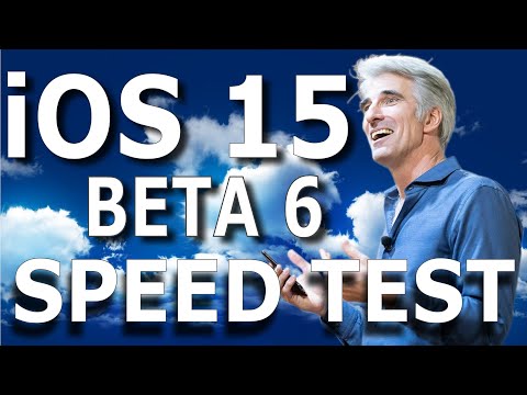 iOS 15 Beta 6 : Speed / Performance Test (iOS 15 Public Beta 6)