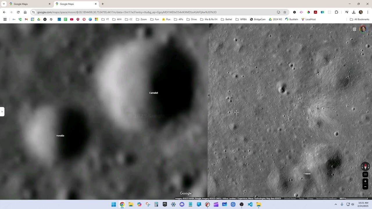 How to Find the Apollo 17 Landing Site in Google Moon