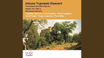 Introduction, Theme & Variations in F Major, for Oboe and Orchestra, Op. 102