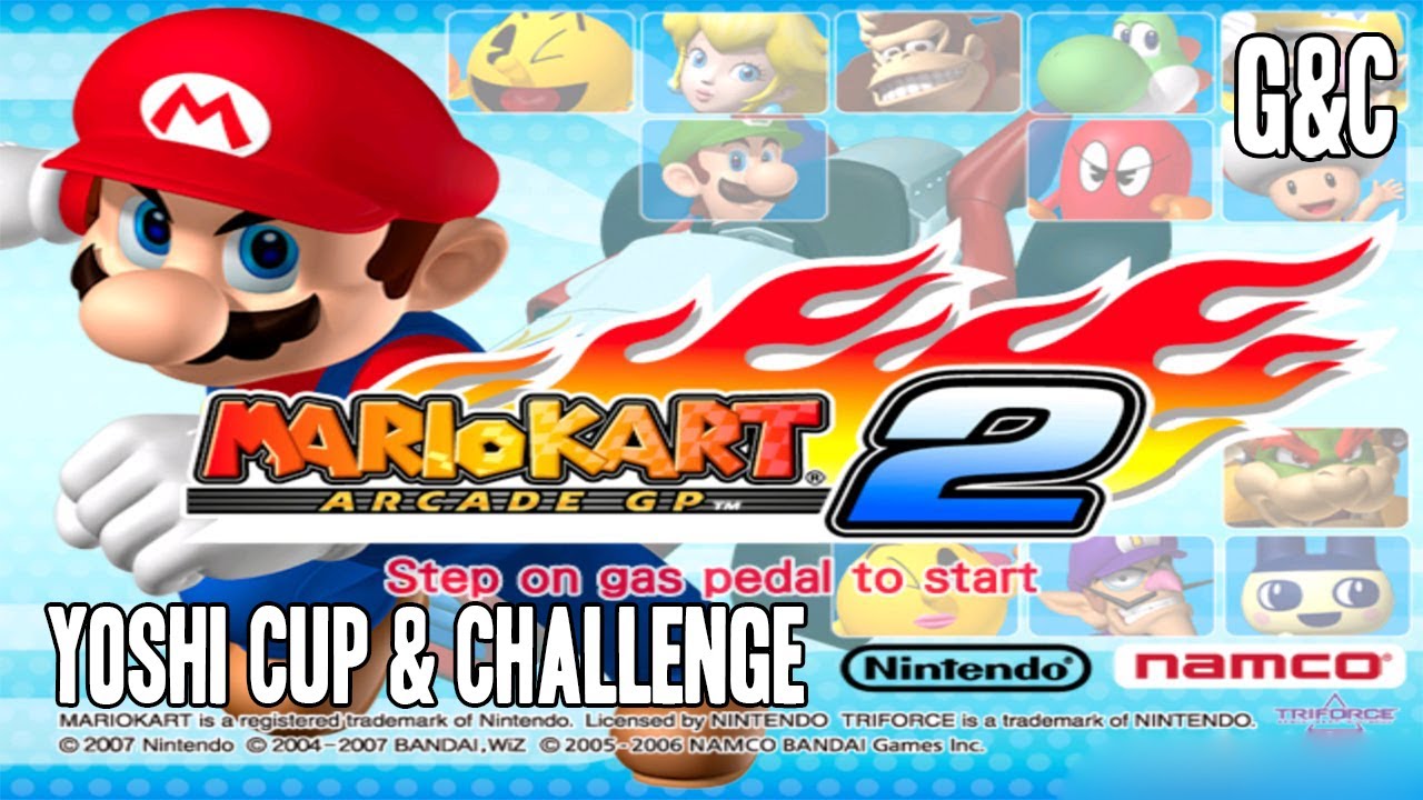 Mario Kart Arcade GP 2 - Yoshi Cup + Challenge