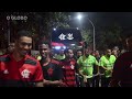 Torcida do Flamengo faz festa antes da viagem do time para o Mundial