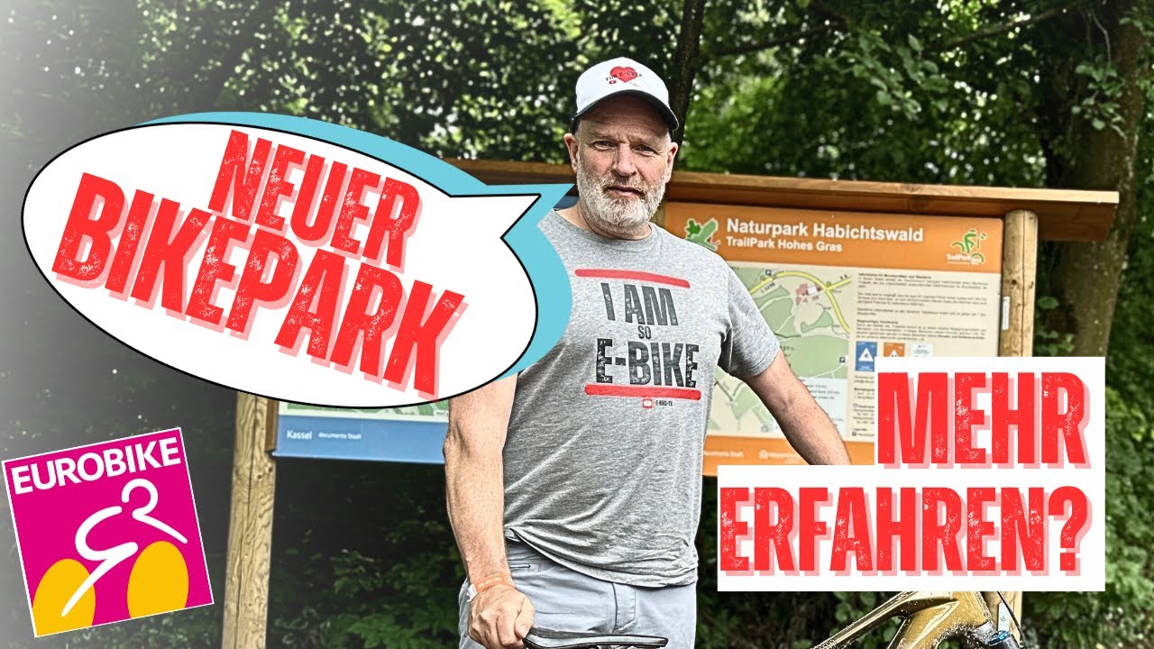 Super  Trailpark  mit viel Flow und Mega Spass mit dem E-MTB Orbea Rise 2025, Kassel # ebike