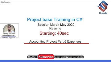Accounting Project Part 6 Expenses Category Forms in C#