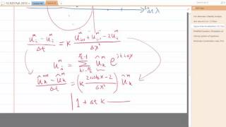 Lecture 05 Part 5: von Neumann stability analysis of fully-discretized PDE