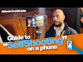 How to guide to self shooting using your phone madeonamobile