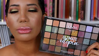 Quick Get Ready with The Nyx Ultimate Utopia Eyeshadow Palette