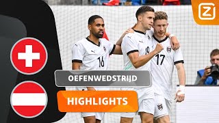Fraaie Solo Vanaf De Middenlijn Zwitserland Vs Oostenrijk Vriendschappelijk Interland
