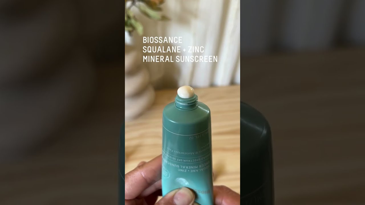 About Our Squalane + Zinc Mineral Sunscreen | Skincare | Sun Protection
