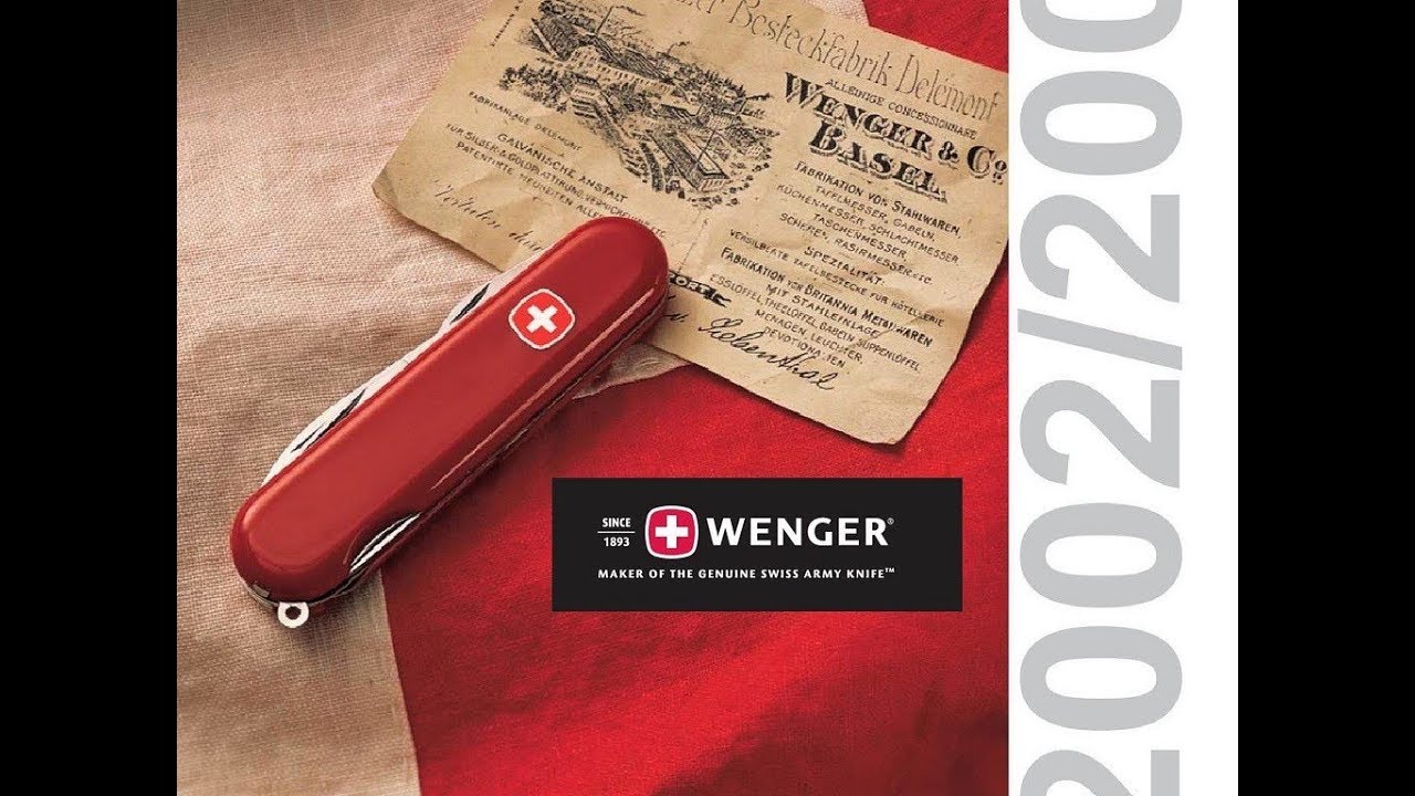 Wenger Swiss Army Knife Catalog 2002 2003 YouTube