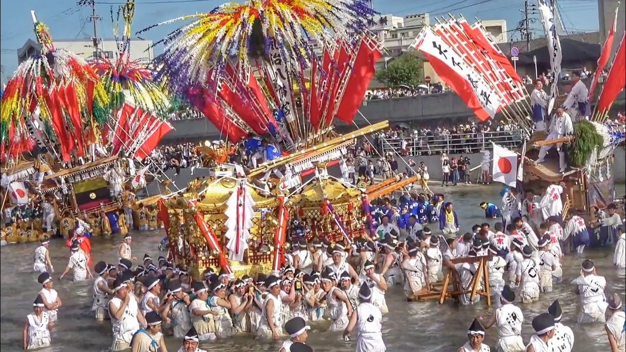 2023.5.20  川渡り神幸祭  競演会 神輿・山笠  福岡県田川市  風治八幡宮