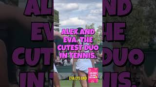 THE CUTEST DUO IN WTA HISTORY: ALEX EALA AND EVA LYS 🤩 #alexeala #evalys #wta