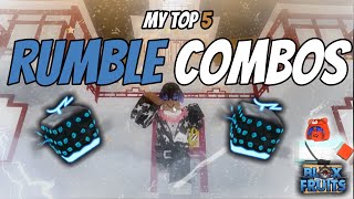These Rumble Combos are TOO OP in Blox Fruits.. ⚡ (COMPILATION