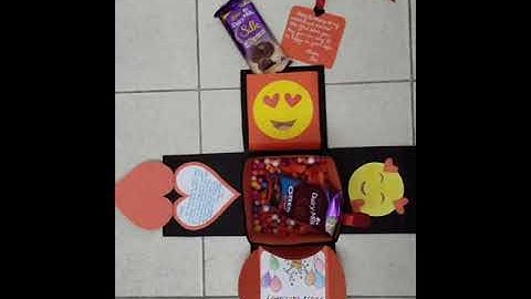 Explosion Box video. Black and Red combination.