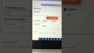 Youtube Studio Assistant to Create Tittle, Description  and Tags  #youtubecreator #youtubechannel