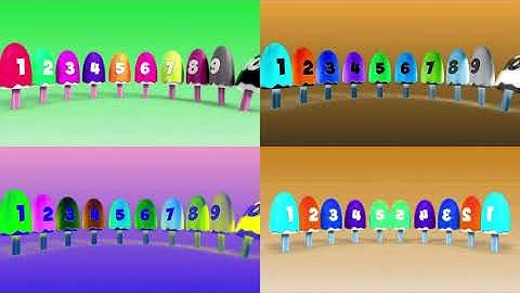 Learn Numbers with Number Ice Cream Popsicles Sponsored By Preview 2 Mokou Deepfake Effects Combined