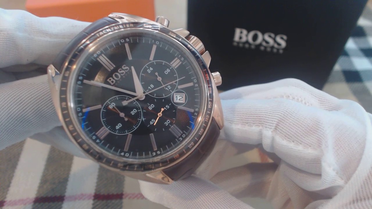 hugo boss driver chronograph watch