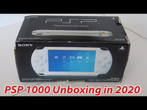 Playstation Portable 1000 Unboxing In Youtube