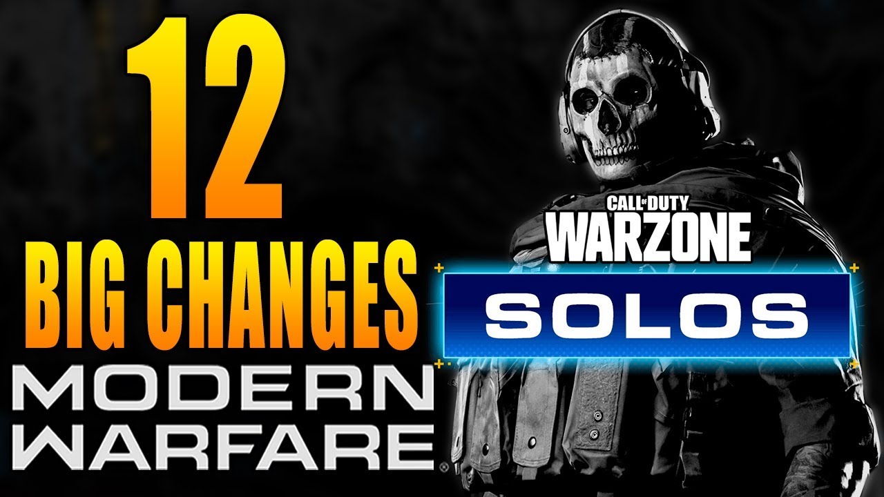 Modern Warfare 12 Big Changes in Today’s Update! (Warzone Solos) YouTube