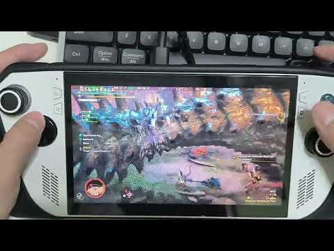 Monster Hunter Wilds 30W TDP Rog Ally Z1 Extreme Steam OS Lossless Scaling