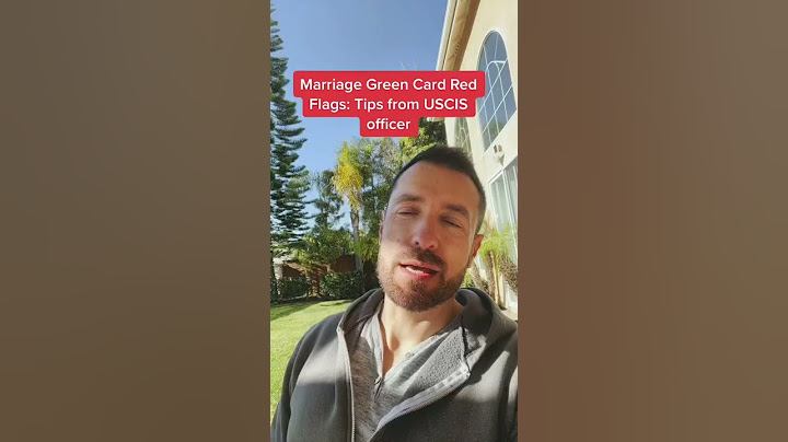 Tips from USCIS Officer - ⚠️Marriage Green Card Red Flags ⚠️ #immigration #greencard #uscis