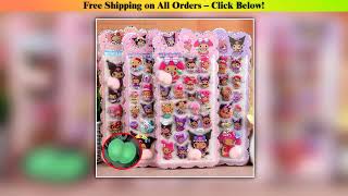 40pcs Kawaii Kuromi My Melody Butt Stickers Soft Pinchable Decompress Toy DIY Laptop Guitar Phone screenshot 2