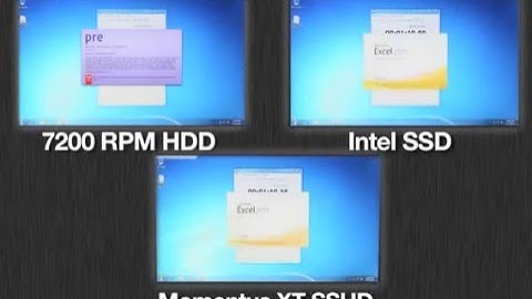 SSD vs Hard Drive vs SSHD (Hybrid Hard Drive) Boot Up Time Comparison