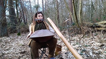 Arumiinaja / One man Band Handpan,Didgeridoo, Harmonika, Voice, Chiemsee, flute multitasking