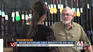 Background checks for guns spike on Black Friday