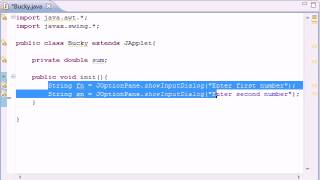 Celebrity Intermediate Java Tutorial   22   init for Applets Profile