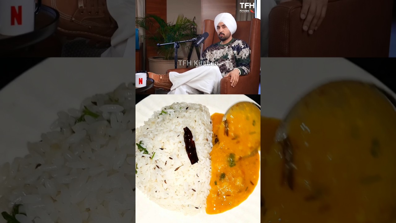 DILJIT DOSANJH ka favourite DAL CHAWAL Recipe 😍🔥 