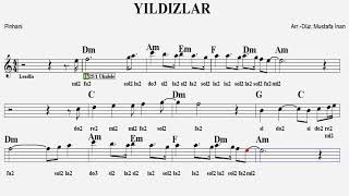 YILDIZLAR--Am--:Guitar,Keyboard,Flute,Violin,Ukulele,Melodica,Recorder. Resimi