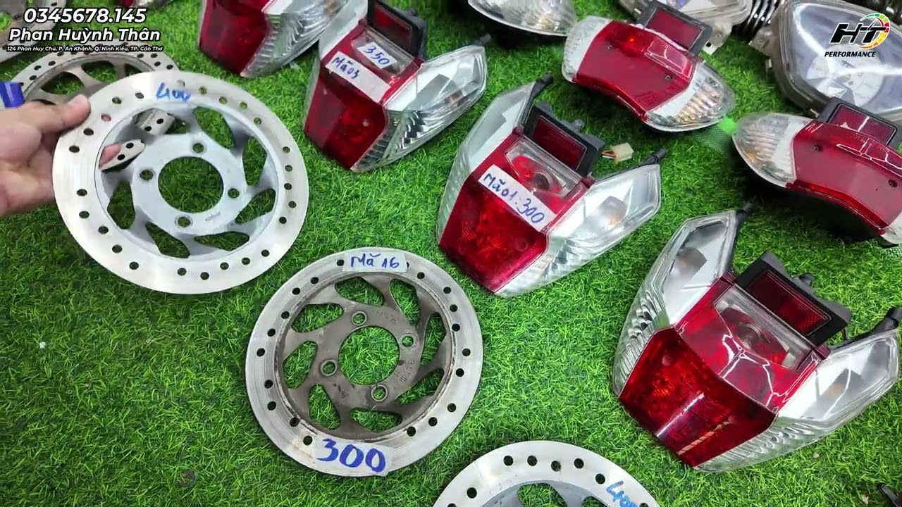 Thanh lý PHỤ TÙNG XE HONDA CŨ/MỚI(chỉ từ 100K) cho ae mua về đi cày - CỬA HÀNG XE MÁY HUỲNH THÂN 6/9