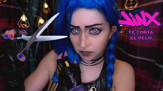 ⭐ASMR Jinx te corta el pelo ✂️💜 | Roleplay Arcane | Peluquería en Zaun