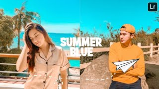 Summer Blue Preset | Free Lightroom Mobile Presets Free DNG | Lightroom Editing Tutorial screenshot 4