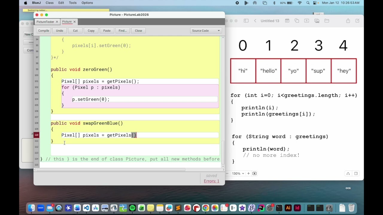 Example 3.2 = PictureLab 1D